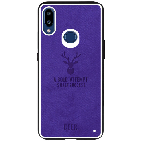 

TPU+Textile чехол Deer для Samsung Galaxy A10s (Фиолетовый) (787696)