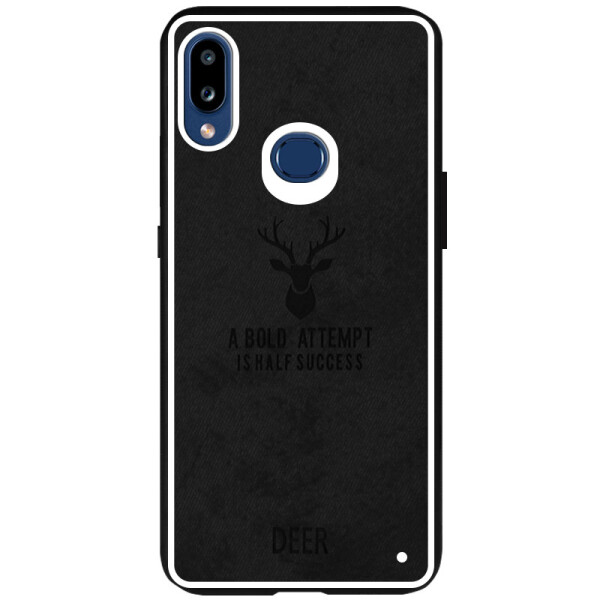 

TPU+Textile чехол Deer для Samsung Galaxy A10s (Черный) (787697)