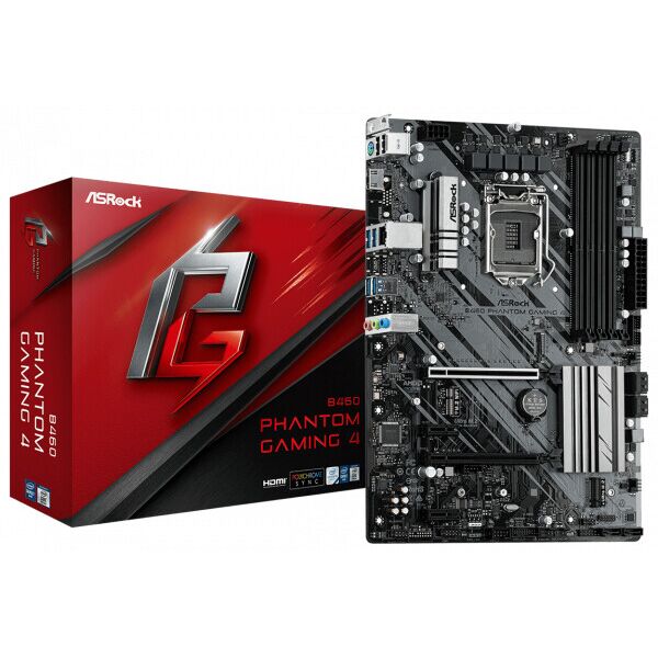 

Материнская плата ASRock b460 Phantom Gaming 4 Socket 1200