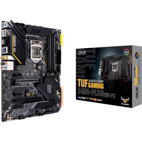 

Материнская плата Asus tuf Gaming Z490-Plus (Wi-Fi) Socket 1200