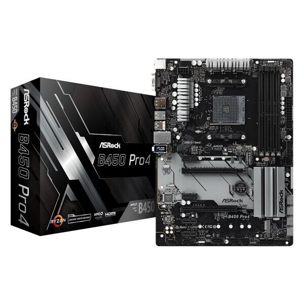

Материнская плата ASRock b450 Pro4 Socket am4