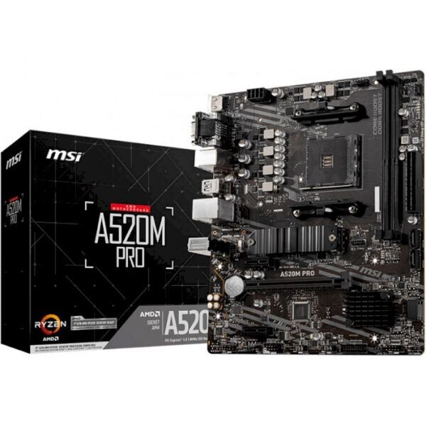 

Материнская плата msi a520m pro