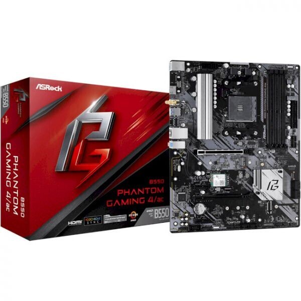 

Материнская плата ASRock b550 Phantom Gaming 4/ac