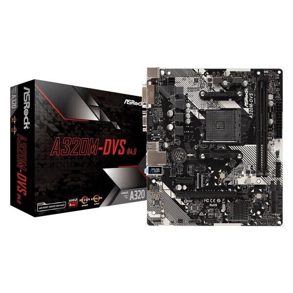 

Материнская плата ASRock a320m-dvs r4.0 Socket am4