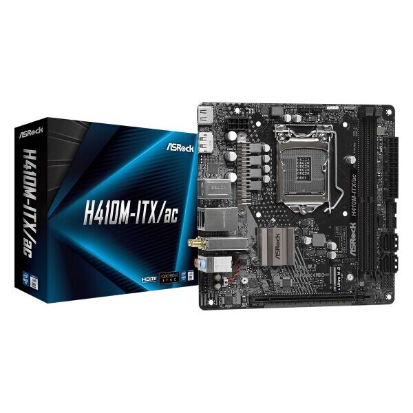 

Материнская плата ASRock H410M-ITX/ac Socket 1200