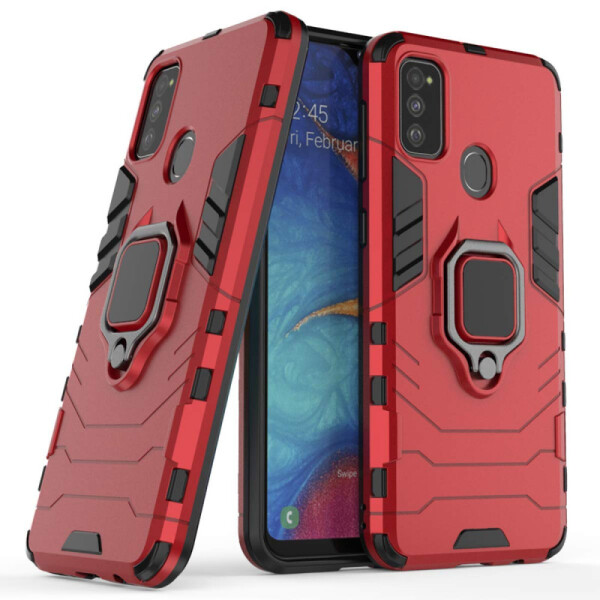 

Ударопрочный чехол Transformer Ring под магнитный держатель для Samsung Galaxy M30s (Красный / Dante Red) (784707)