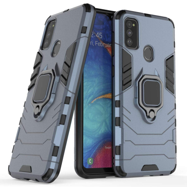 

Ударопрочный чехол Transformer Ring под магнитный держатель для Samsung Galaxy M30s (Серый / Metal slate) (784709)
