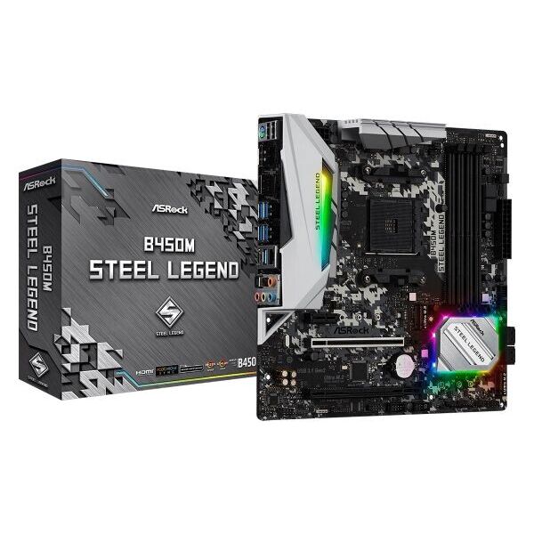 

Материнская плата ASRock b450m Steel Legend Socket am4