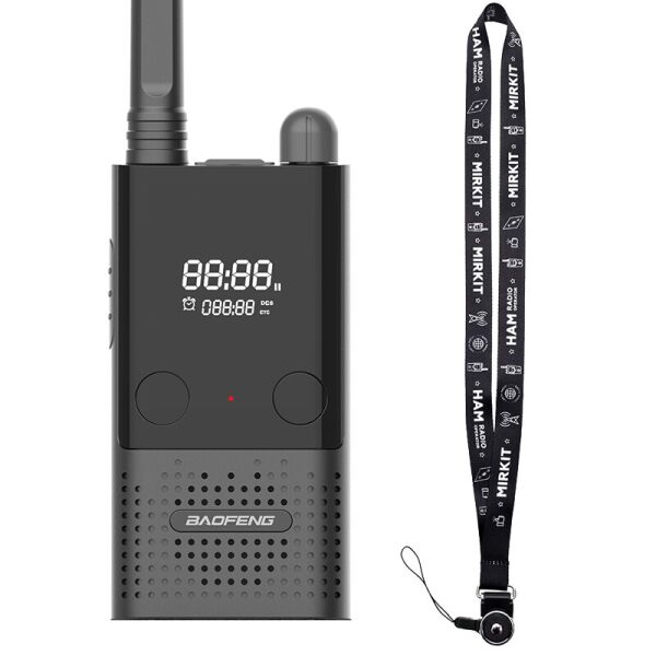 

Портативная Рация Baofeng BF-T9, PMR, 0.5 Вт, 1500 мАч + гарнитура + Ремешок на шею Mirkit черный
