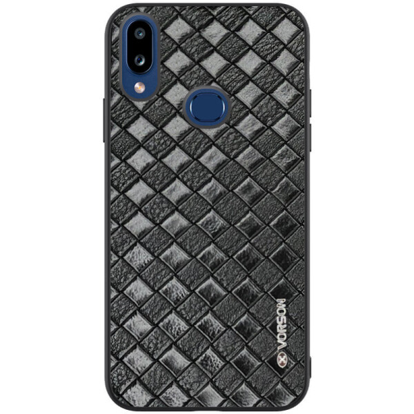 

Кожаная накладка VORSON Braided leather series для Samsung Galaxy A10S (Черный, Черный с красной строчкой) (769056)