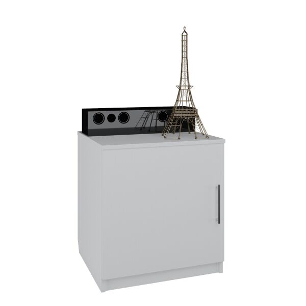 

Тумба с дверкой MebelLoft 60х55х65 см белая 0803