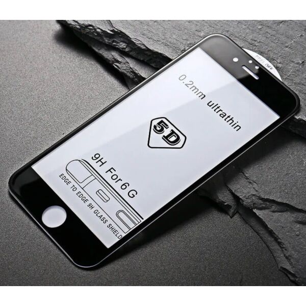 

Защитное стекло для iPhone 6 / 6S Black 5D (KD)