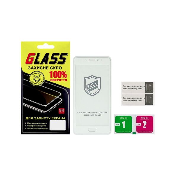 

Защитное стекло для MEIZU M5 Note Full Glue (0.25 мм, 2.5D, чёрное) Люкс