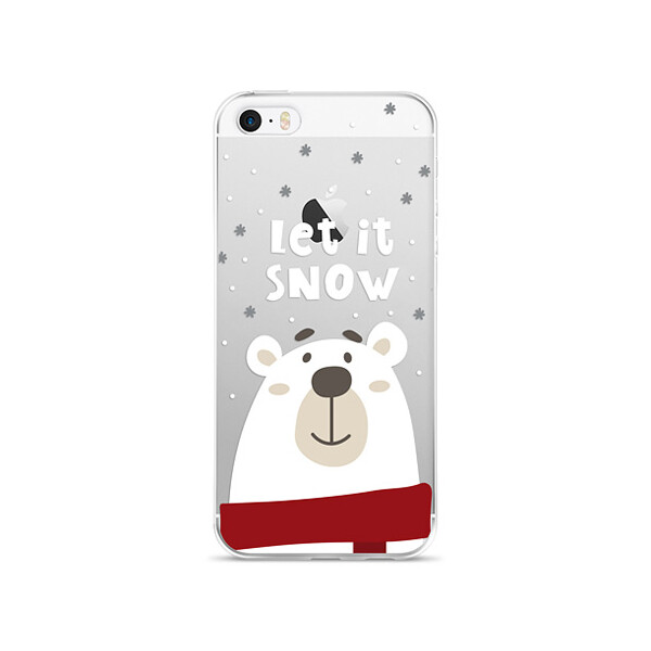 

Чехол Pump Transperency для Apple iPhone 5/5S/SE (Let It Snow) (687271)