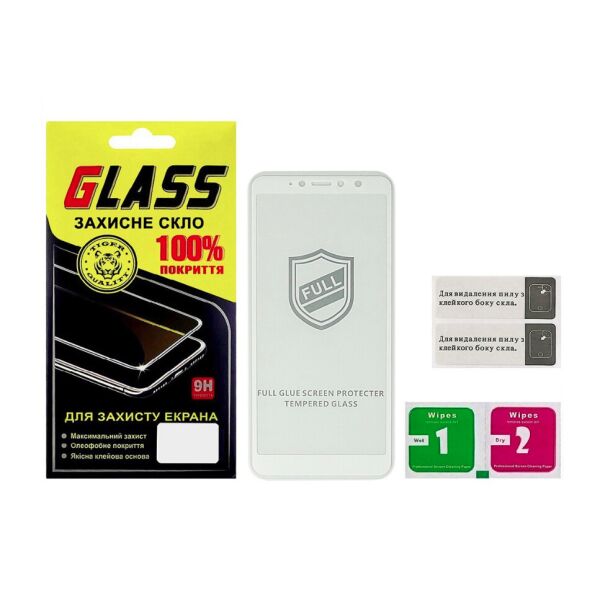 

Защитное стекло для XIAOMI Redmi S2 Full Glue (0.25 мм, 2.5D, белое) Люкс