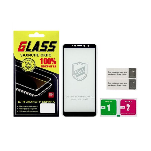 

Защитное стекло для XIAOMI Redmi S2 Full Glue (0.25 мм, 2.5D, чёрное) Люкс