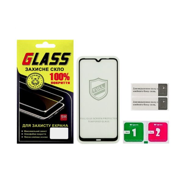 

Защитное стекло для XIAOMI Redmi Note 8 Full Glue (0.25 мм, 2.5D, чёрное) Люкс