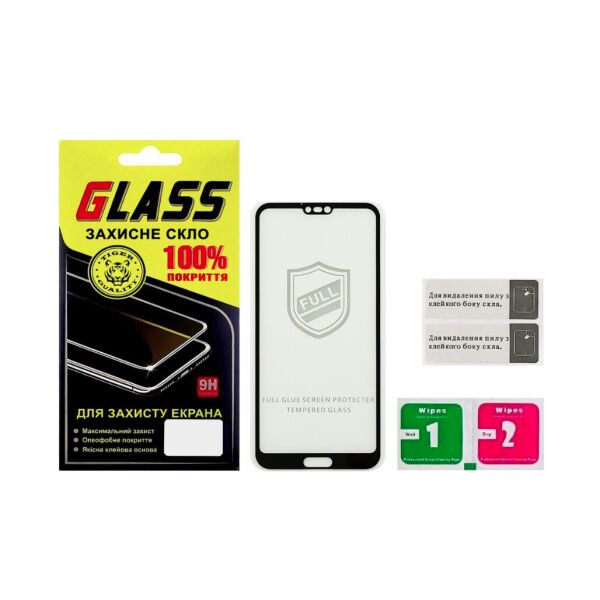 

Защитное стекло для HUAWEI Honor 10 (2018) Full Glue (0.25мм, 2.5D, чёрное) Люкс