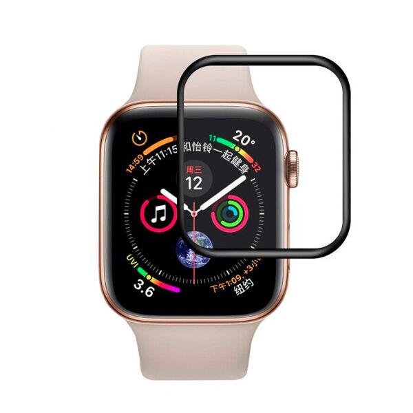 

Защитное стекло для Apple Watch 40mm (2018) (0.3 mm, 4D Black) Люкс
