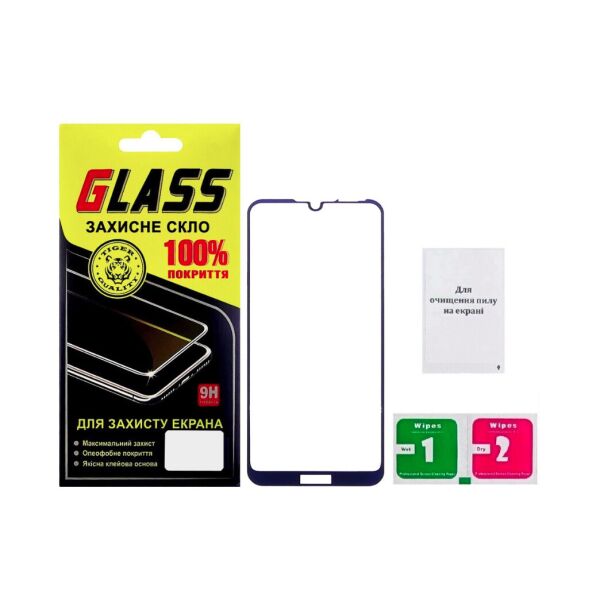 

Защитное стекло для Huawei Y6 2019 Full Glue (0.25 мм, 2.5D, чёрное) Люкс