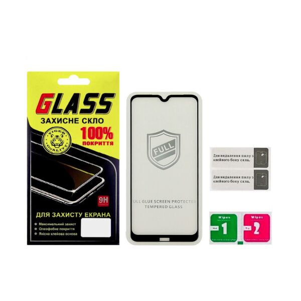 

Защитное стекло для Xiaomi Redmi Note 8T Full Glue (0.25 мм, 2.5D, чёрное) Люкс