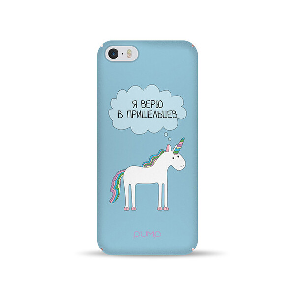 

Чехол Pump Tender Touch для Apple iPhone 5/5S/SE (Space Aliens) (686936)