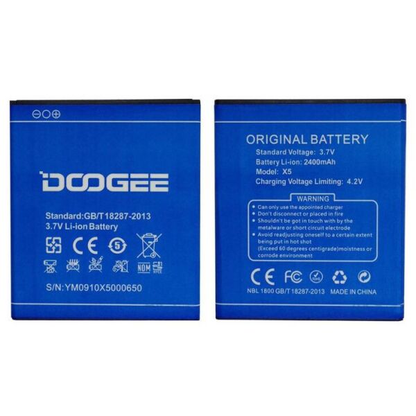 

Аккумулятор для Doogee X5 (2400 mAh)