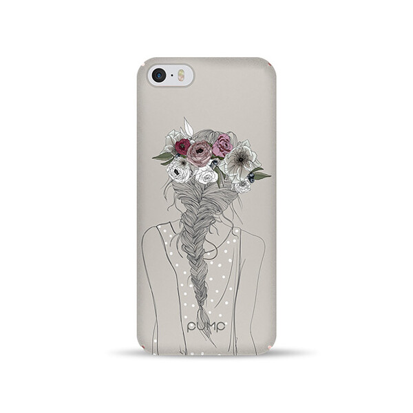 

Чехол Pump Tender Touch для Apple iPhone 5/5S/SE (Flowers in Hair) (686898)