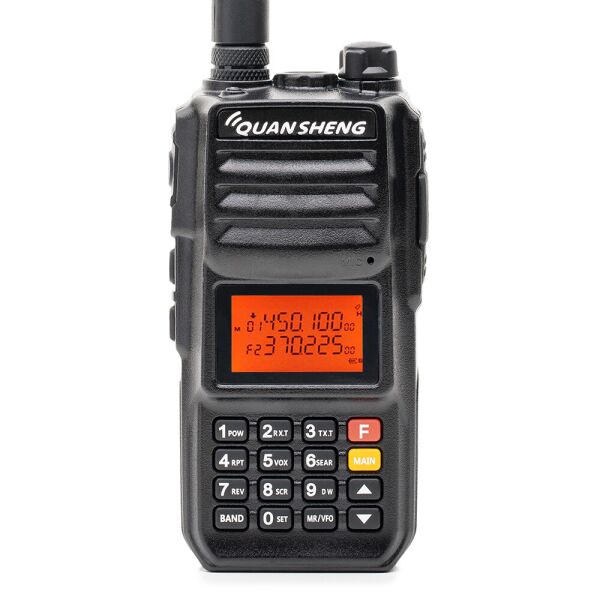 

Рация профессиональная Quansheng TG-UV2 PLUS,UHF/VHF, 10 Ватт, батарея 4000 мАч + Ремешок на шею Mirkit черный