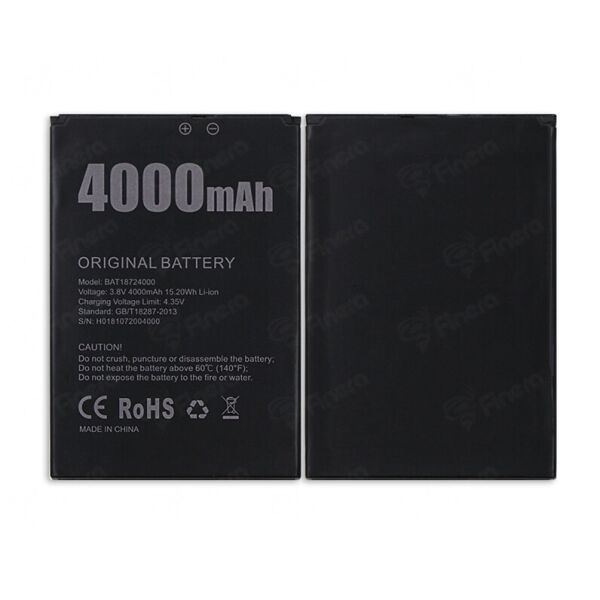 

Аккумулятор для Doogee X70 (BAT18724000) 4000 mAh