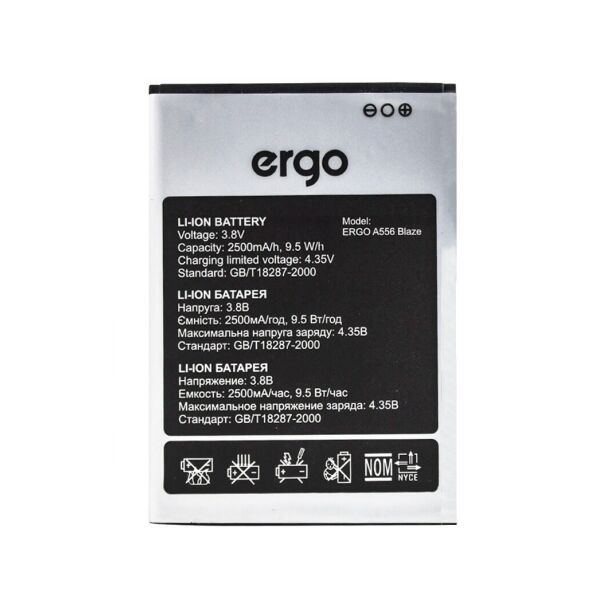 

Аккумулятор для Ergo A556 Blaze оригинал