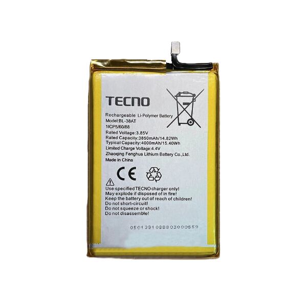 

Аккумулятор для Tecno POP 2 Power B1P (BL-38AT)