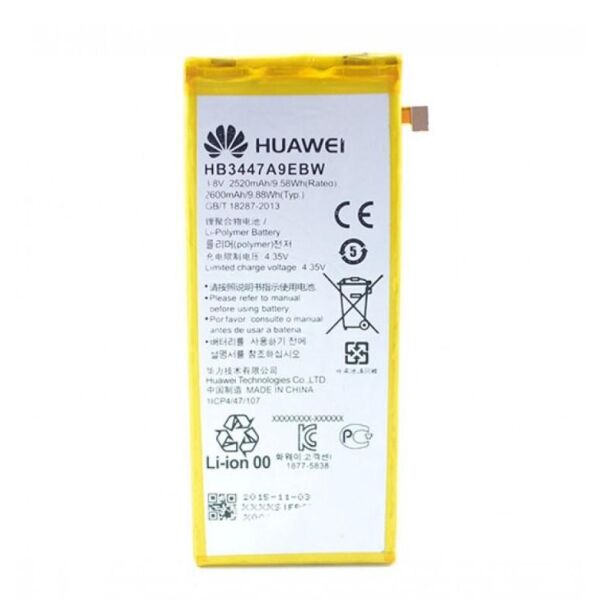 

Аккумулятор для Huawei P8 HB3447A9EBW 2600Mah