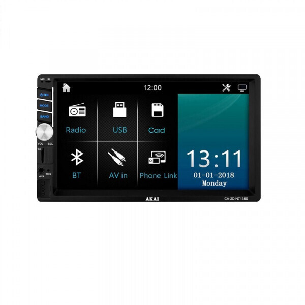 

Автомагнитола akai ca-2din7135s