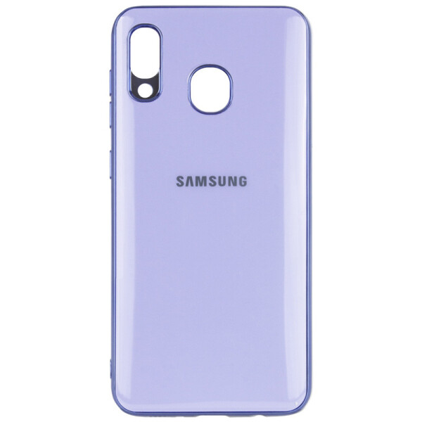 

TPU чехол GLOSSY LOGO для Samsung Galaxy A10S (Сиреневый) (770771)