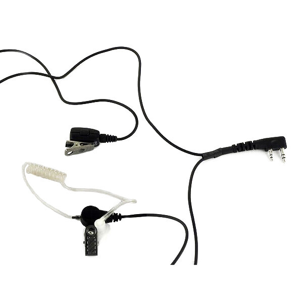 

Гарнитура 1 проводная Mirkit TD-EP114413S-K2, 2-Pin, для раций Kenwood, Baofeng