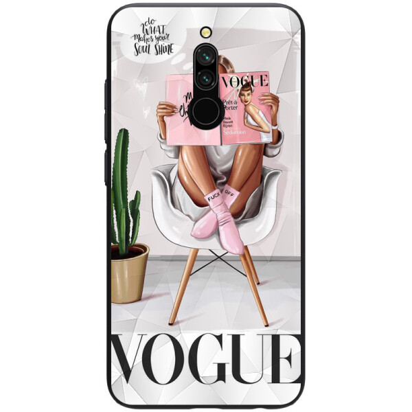 

TPU+PC чехол Prisma Ladies для Xiaomi Redmi 8 (Vogue) (847573)