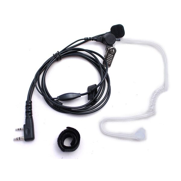 

Гарнитура двухпроводная с прозрачным звуководом Mirkit GVE1102-KND для раций Kenwood / Baofeng с разъемом 2-Pin