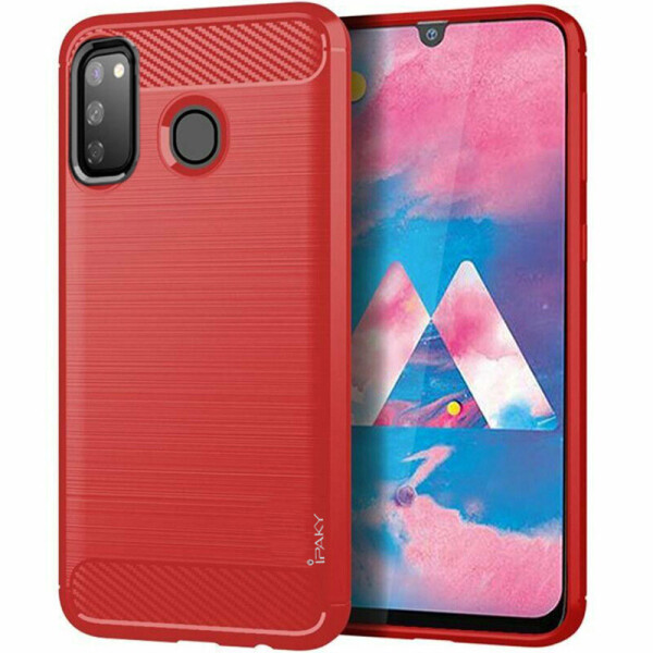 

TPU чехол iPaky Slim Series для Samsung Galaxy M30s (Красный) (787761)