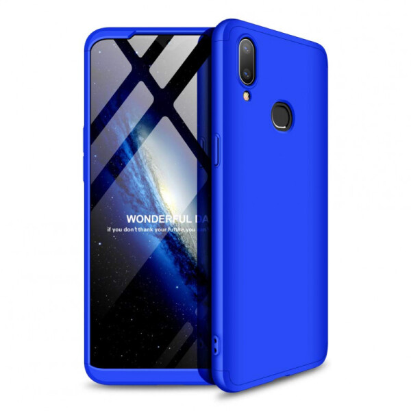 

Пластиковая накладка GKK LikGus 360 градусов для Samsung Galaxy A10s (Синий) (786378)