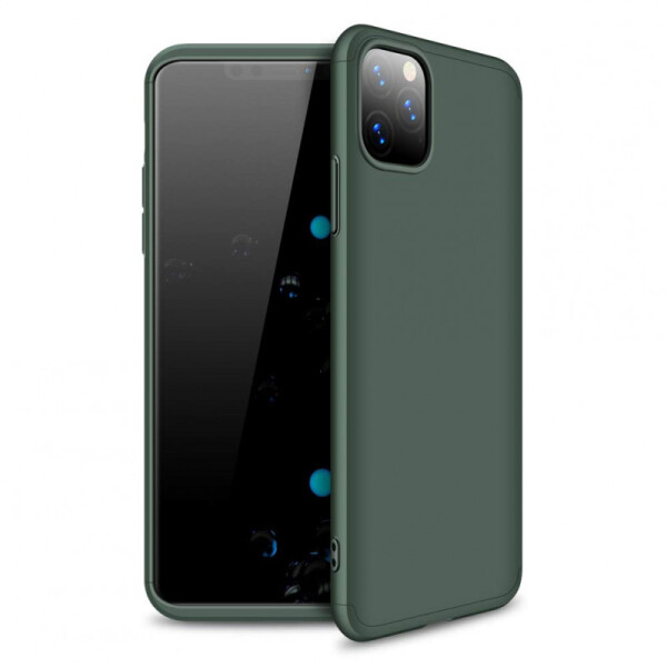 

Пластиковая накладка GKK LikGus 360 градусов для Apple iPhone 11 Pro Max (6.5) (Темно-зеленый) (786368)