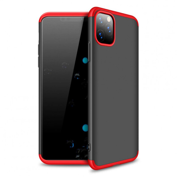 

Пластиковая накладка GKK LikGus 360 градусов для Apple iPhone 11 Pro Max (6.5) (Черный / Красный) (786372)