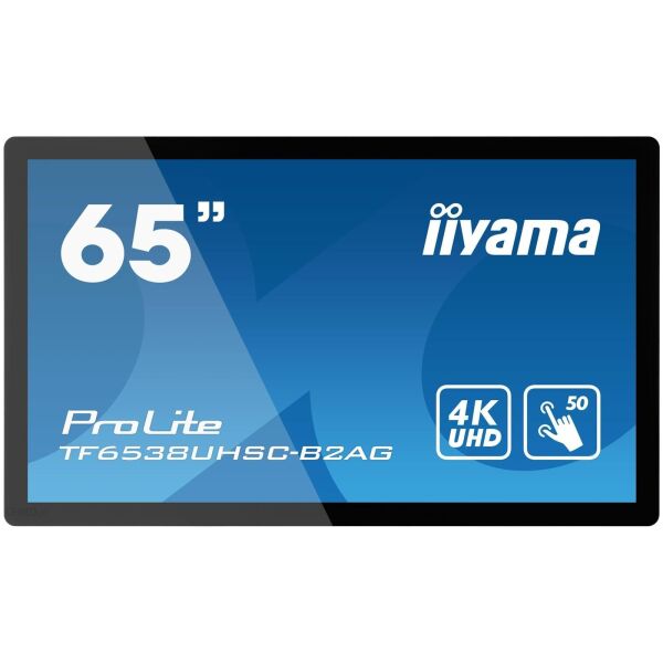 

Монитор Iiyama ProLite - 165.1 cm (65") - IPS - 3840 x 2160 pixels - 500 cd/m² - 4K Ultra HD - 16:9