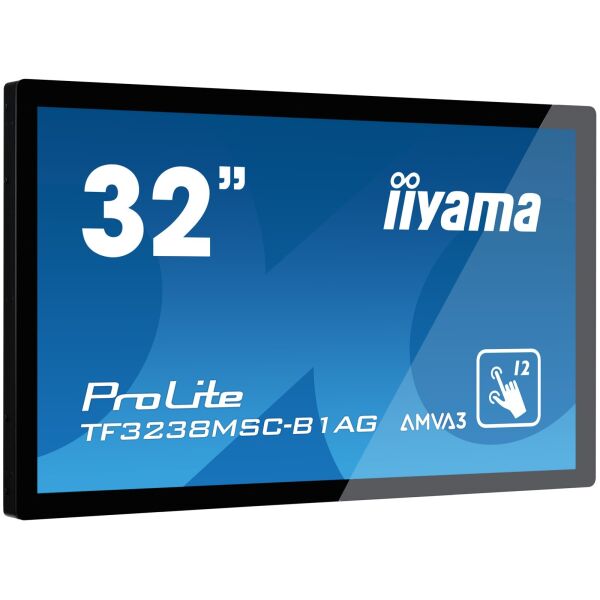 

Монитор Iiyama Prolite Tf3238Msc-B1Ag, 80Cm (31,5"), Projected Capacitive, 12 Tp, Full Hd, Black