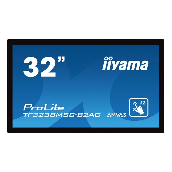 

Монитор IIyama TF3238MSC-B2AG 32", AMVA touchscreen, FullHD, HDMI, DP, DVI, USB