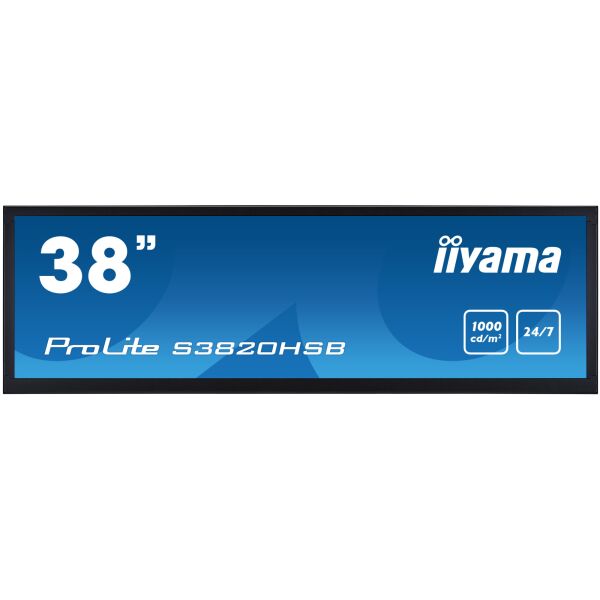 

Монитор Iiyama S3820HSB-B1 38", VA, 1920x540, DVI/HDMI, gĹoĹniki