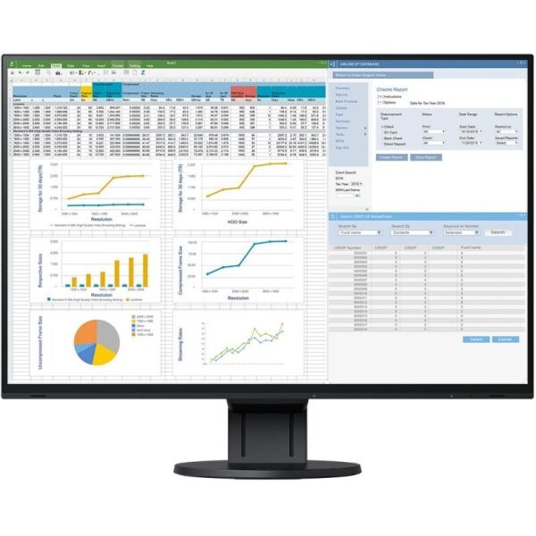 

Монитор Eizo FlexScan 24,1" EV2457 czarny (EV2457-BK)