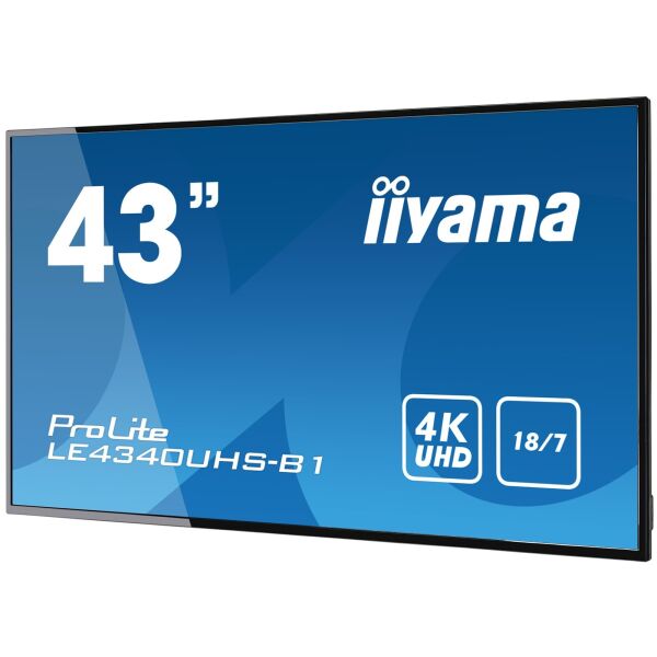 

Монитор Iiyama Prolite Le4340Uhs-B1 (42,5") Czarny