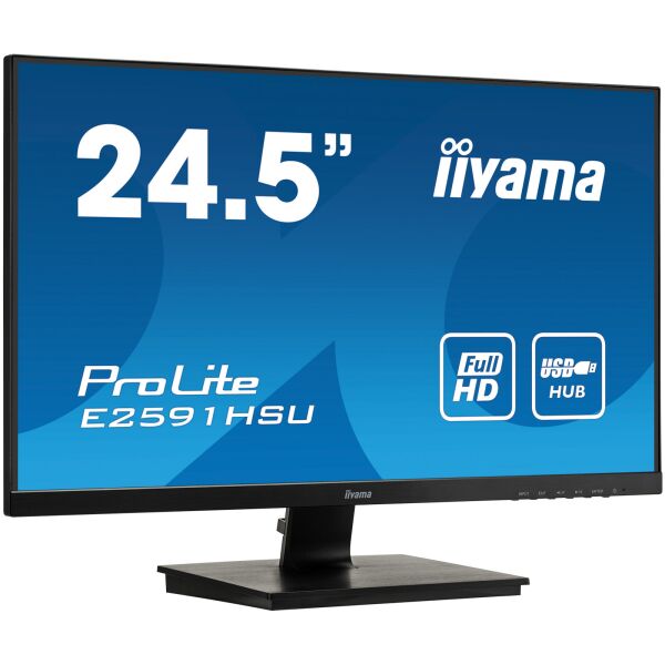 

Монитор iiyama 24" ProLite Czarny (E2591HSU-B1)