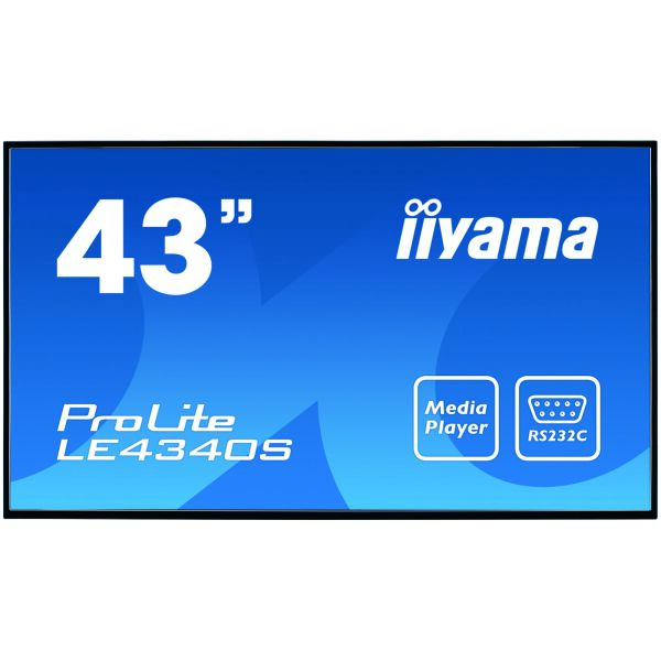 

Монитор Iiyama 43" ProLite (LE4340S-B1)